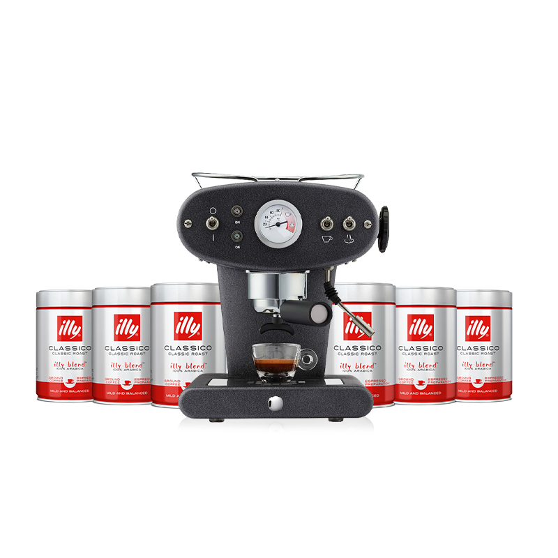 Promo máquina illy X1 y café molido CLASSICO